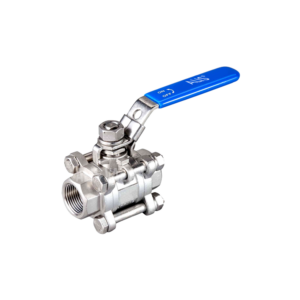 3 piece ball valve screwed manual
