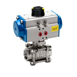 3 piece ball screwed pneumatic