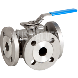 3 Way Flanged Ball Valve