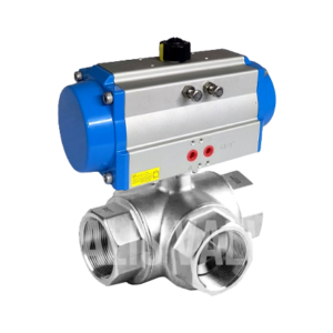 3 Way Screwed ball Valve