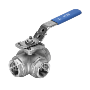 3 Way Screwed Ball Valve