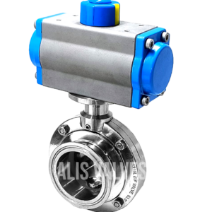 Pharma TC Ball Valve with Pneumatic Actuator