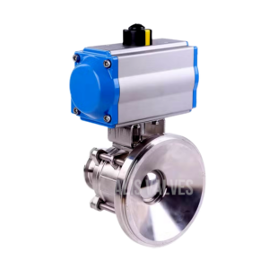 pneumatic flush bottom bal valve